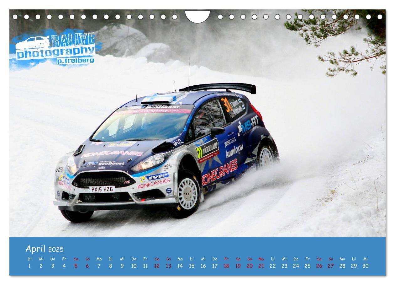 Bild: 9783435343935 | WRC Schweden White Open 2025 (Wandkalender 2025 DIN A4 quer),...