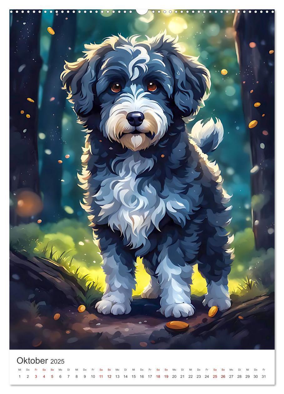 Bild: 9783383807138 | Der Aussiedoodle - Lebensfreude pur (Wandkalender 2025 DIN A2...