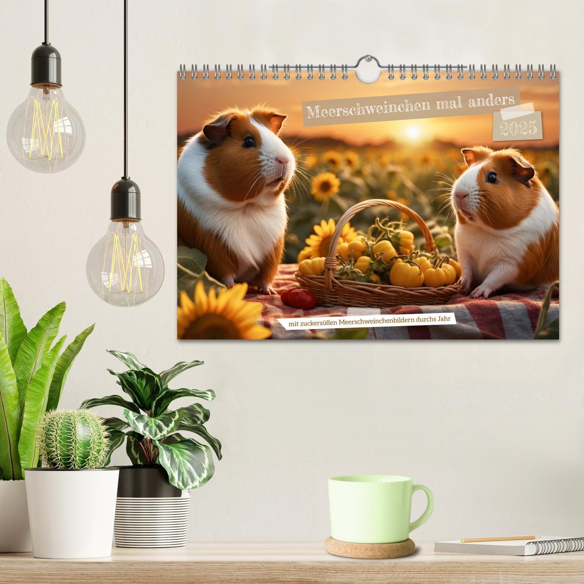 Bild: 9783435011865 | Meerschweinchen mal anders! (Wandkalender 2025 DIN A4 quer),...