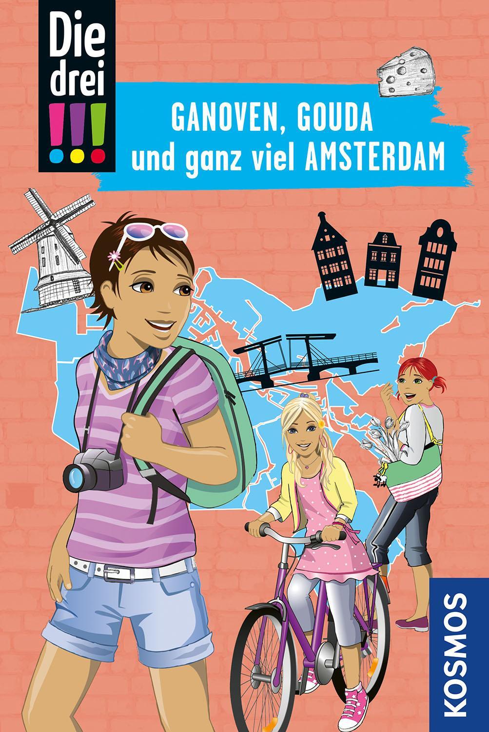 Cover: 9783440171516 | Die drei !!!, Ganoven, Gouda und ganz viel Amsterdam | Jule Ambach