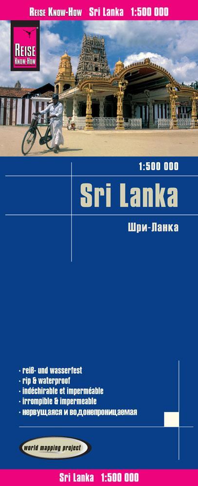 Cover: 9783831772827 | Reise Know-How Landkarte Sri Lanka 1 :500.000 | Rump | (Land-)Karte