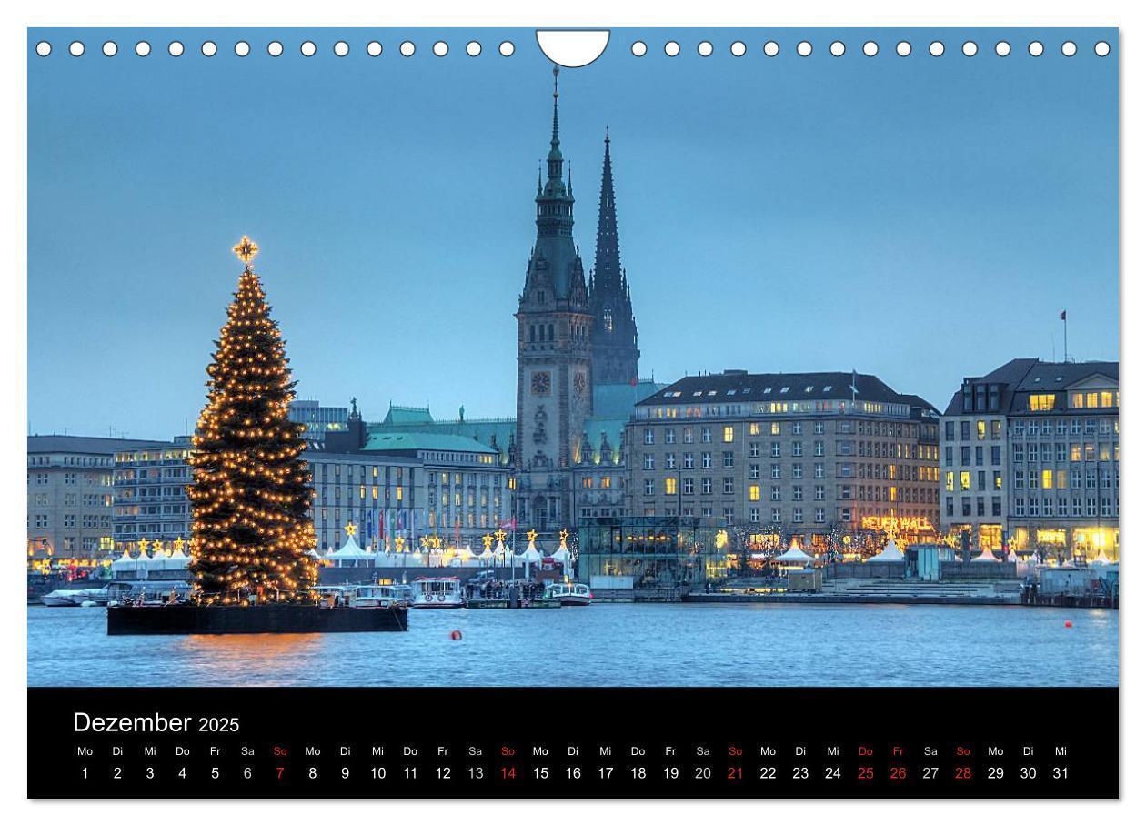 Bild: 9783435759934 | Hamburg (Wandkalender 2025 DIN A4 quer), CALVENDO Monatskalender