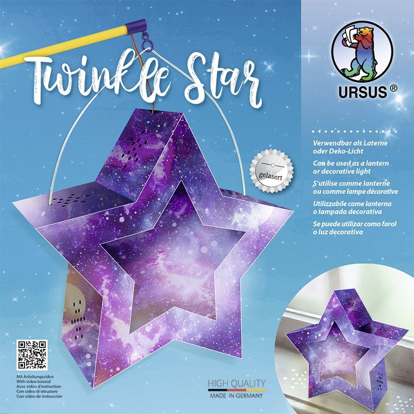 Cover: 4008525245377 | URSUS Laternenzeit / Home Decoration Twinkle Star Galaxie, Stern...