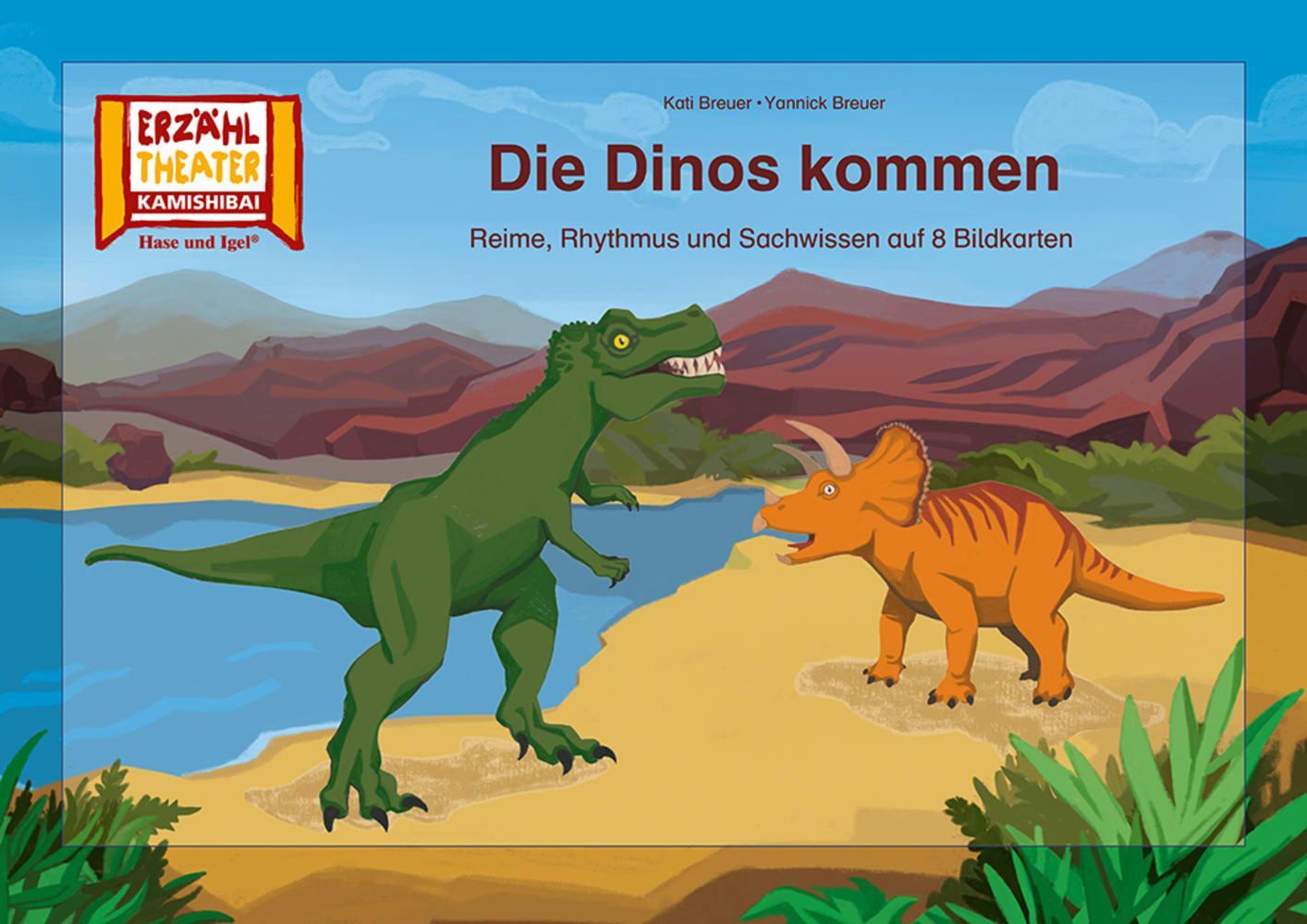 Cover: 4260505832728 | Die Dinos kommen / Kamishibai Bildkarten | Kati Breuer (u. a.) | Buch