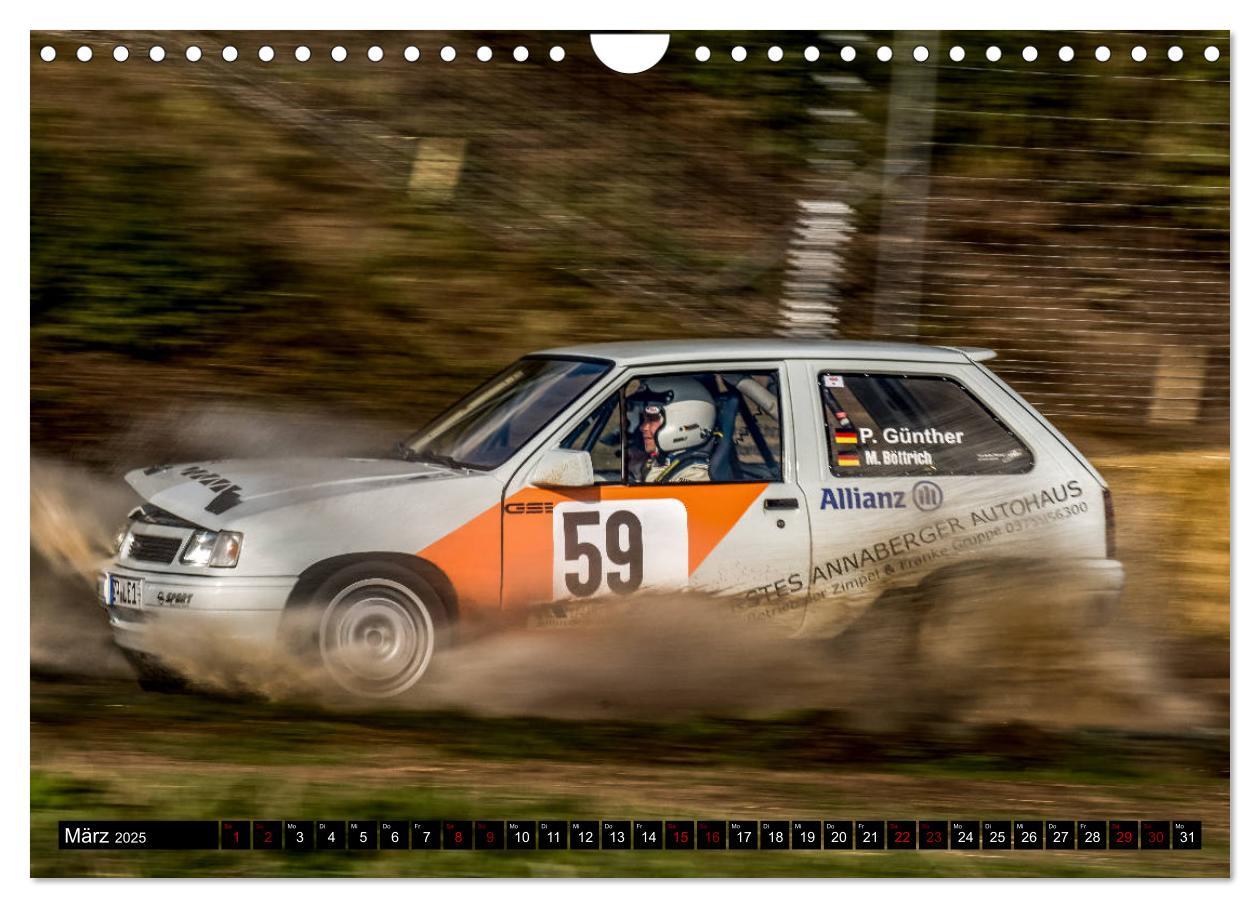 Bild: 9783435410781 | SCHNELL! AUTHENTISCH! MITTENDRIN! - RALLYE! (Wandkalender 2025 DIN...