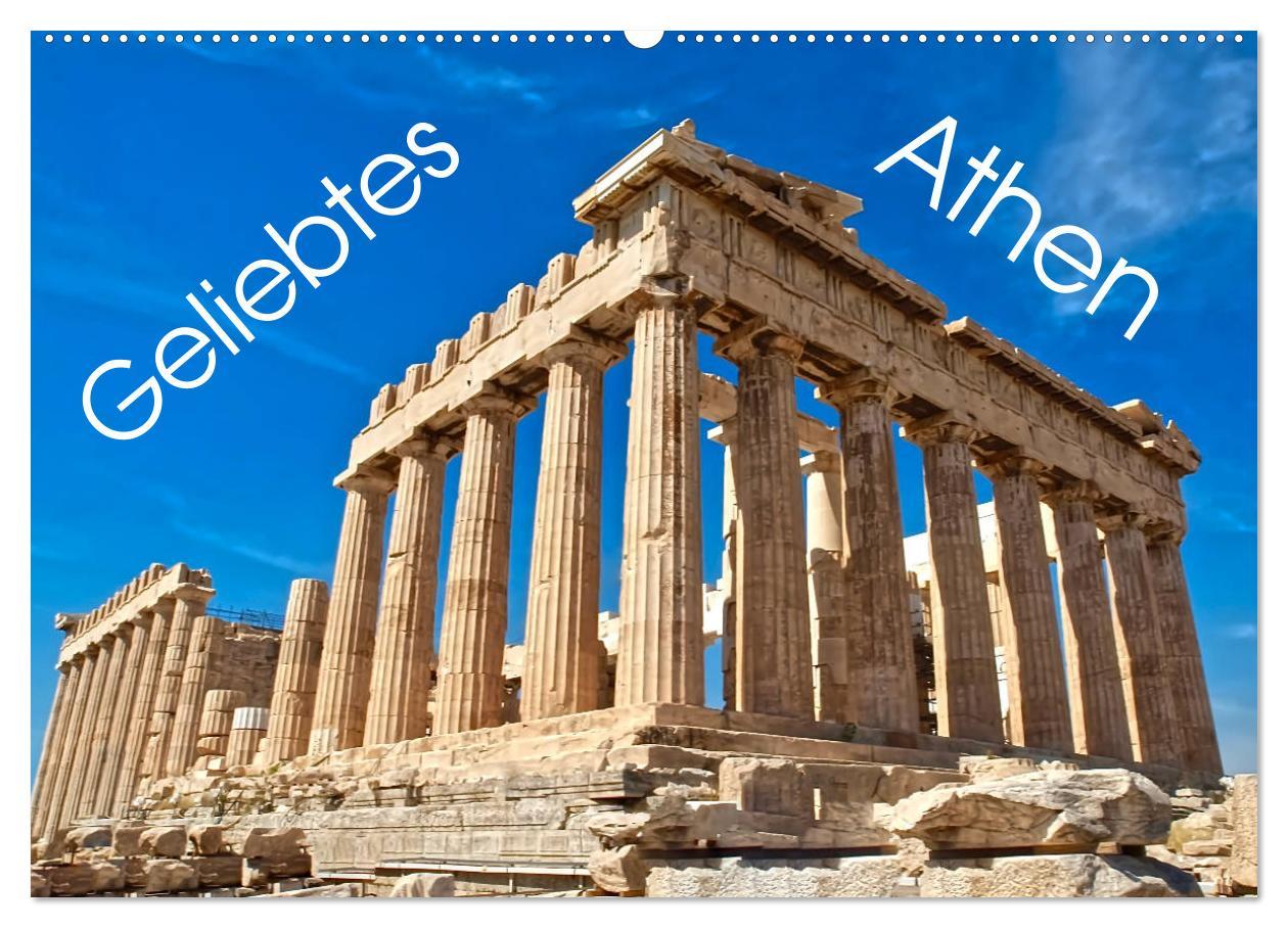 Cover: 9783435265428 | Geliebtes Athen (Wandkalender 2025 DIN A2 quer), CALVENDO...