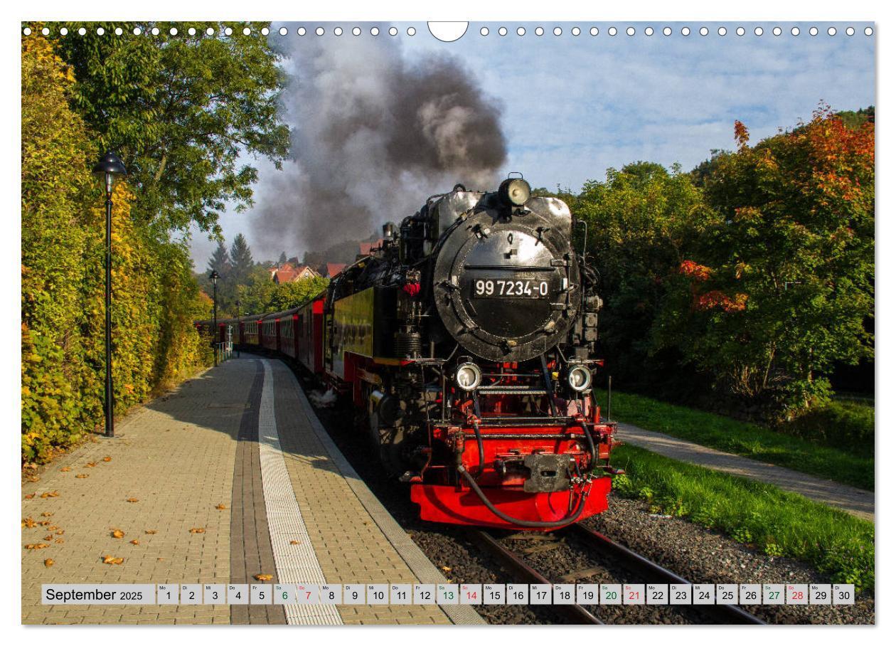 Bild: 9783435669578 | Unter Dampf durch den Harz (Wandkalender 2025 DIN A3 quer),...