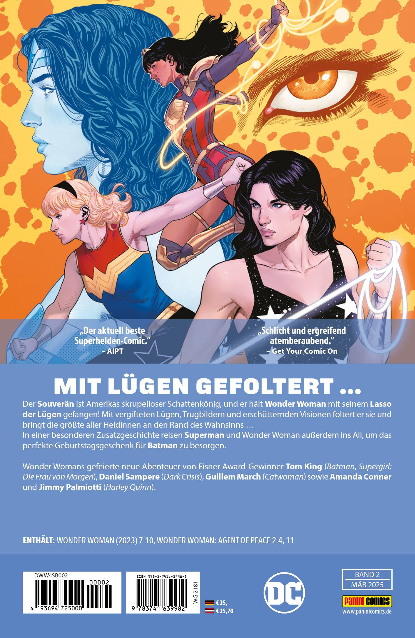 Rückseite: 9783741639982 | Wonder Woman | Bd. 2 (4. Serie): Das Lasso der Lügen | King (u. a.)