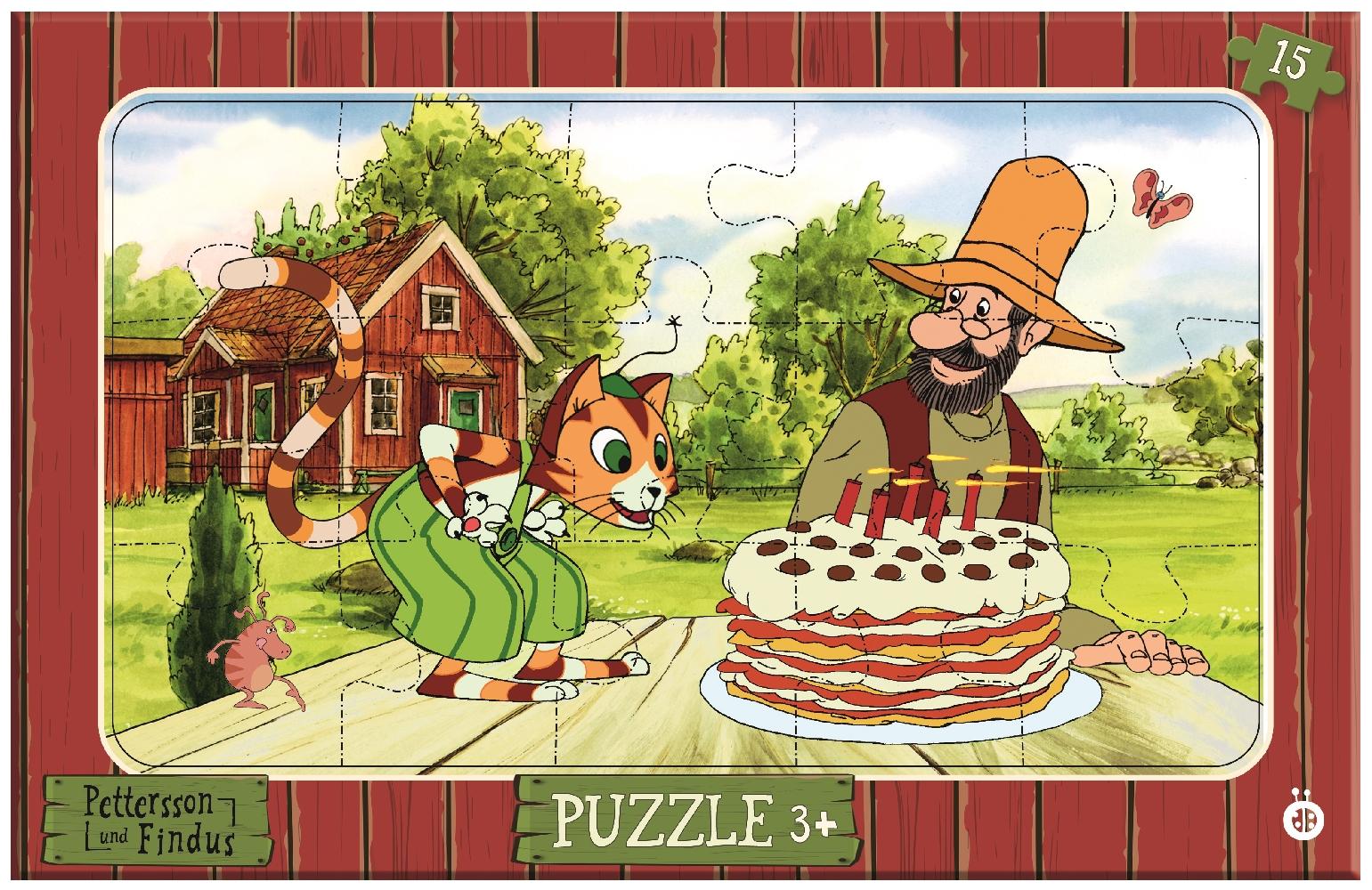 Cover: 4260500164794 | Rahmenpuzzle Pettersson und Findus 15-teilig | Trötsch Verlag | Spiel