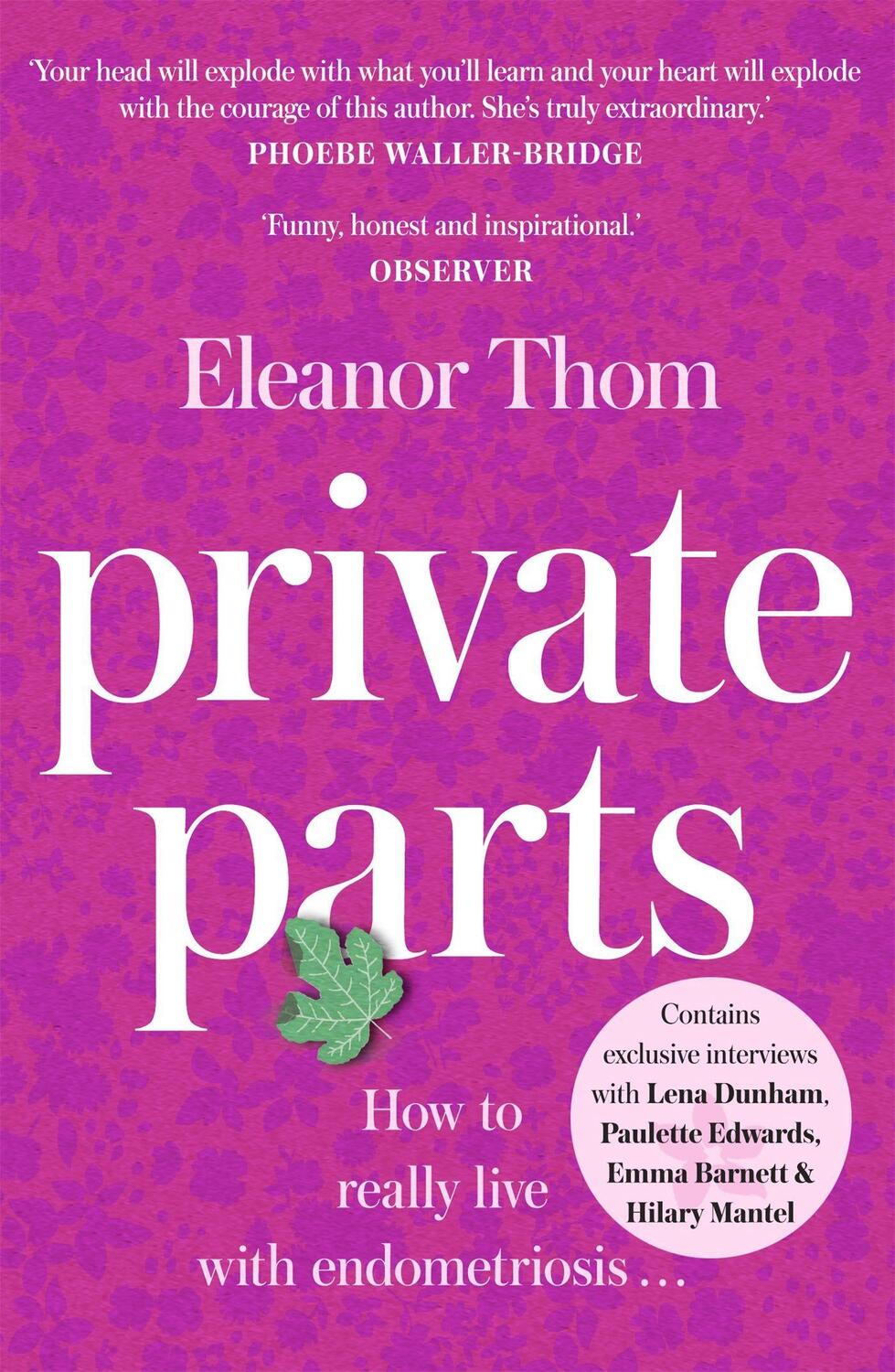 Cover: 9781473687585 | Private Parts | Living well with bad periods and endometriosis | Thom