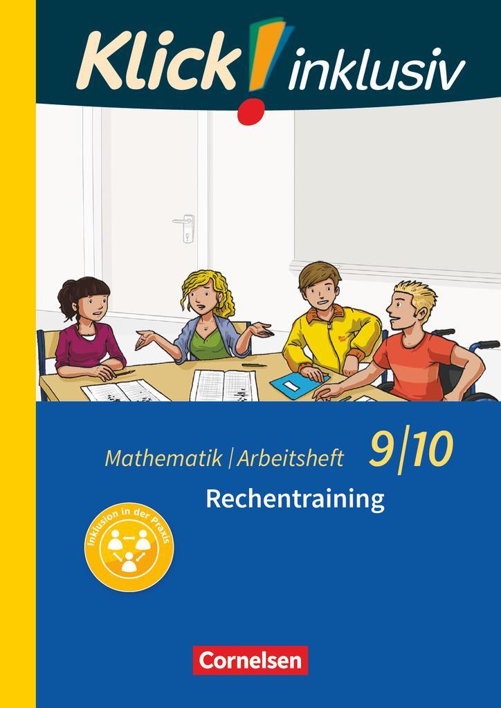 Cover: 9783060021260 | Klick! inklusiv 9./10. Schuljahr - Arbeitsheft 1 - Rechentraining