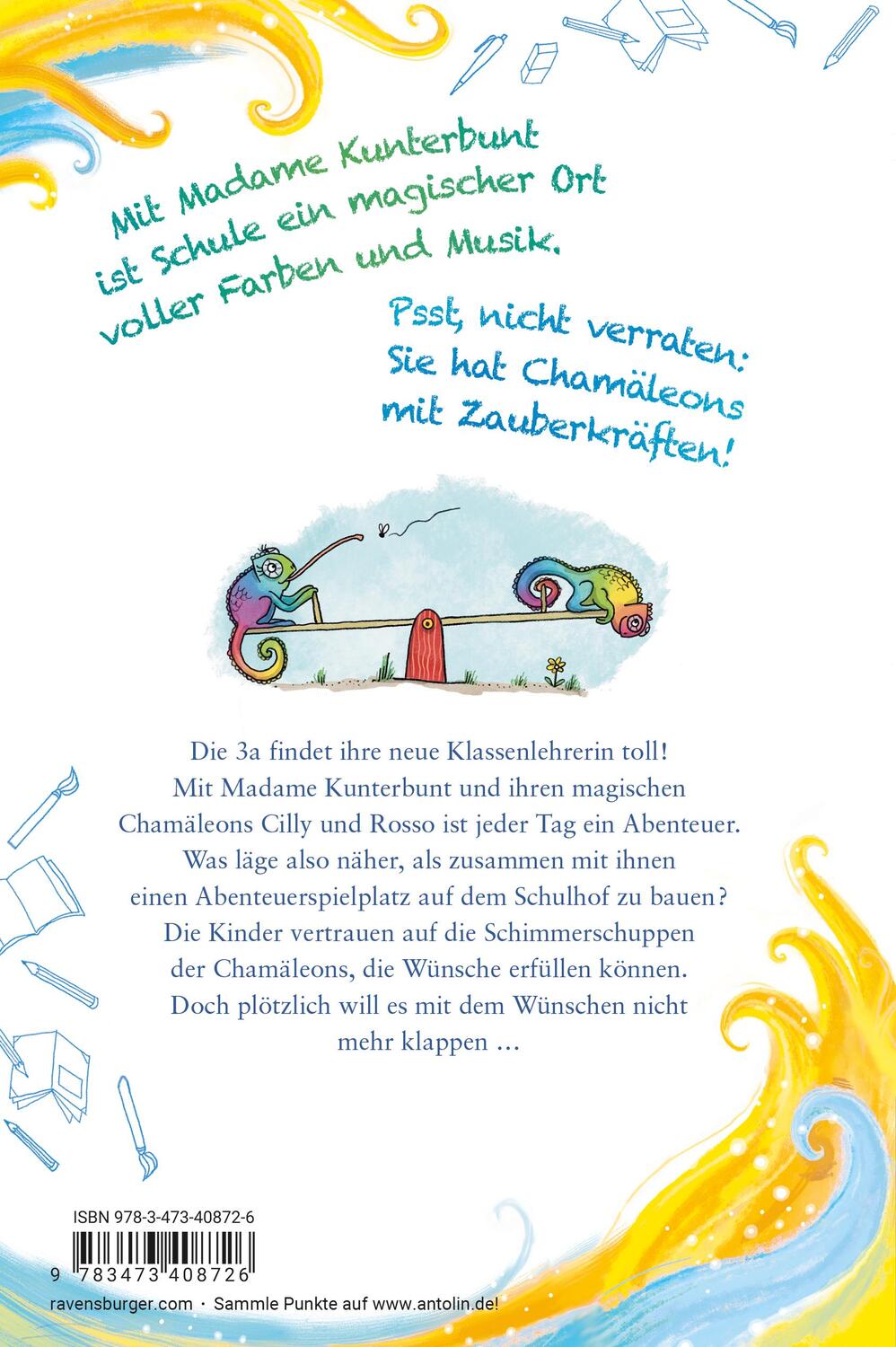 Rückseite: 9783473408726 | Madame Kunterbunt, Band 2: Madame Kunterbunt und das Abenteuer der...