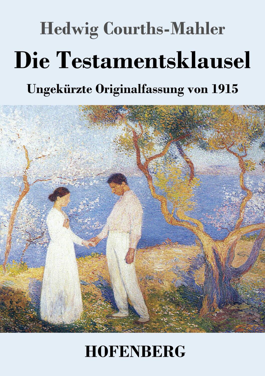 Cover: 9783743742987 | Die Testamentsklausel | Ungekürzte Originalfassung von 1915 | Buch