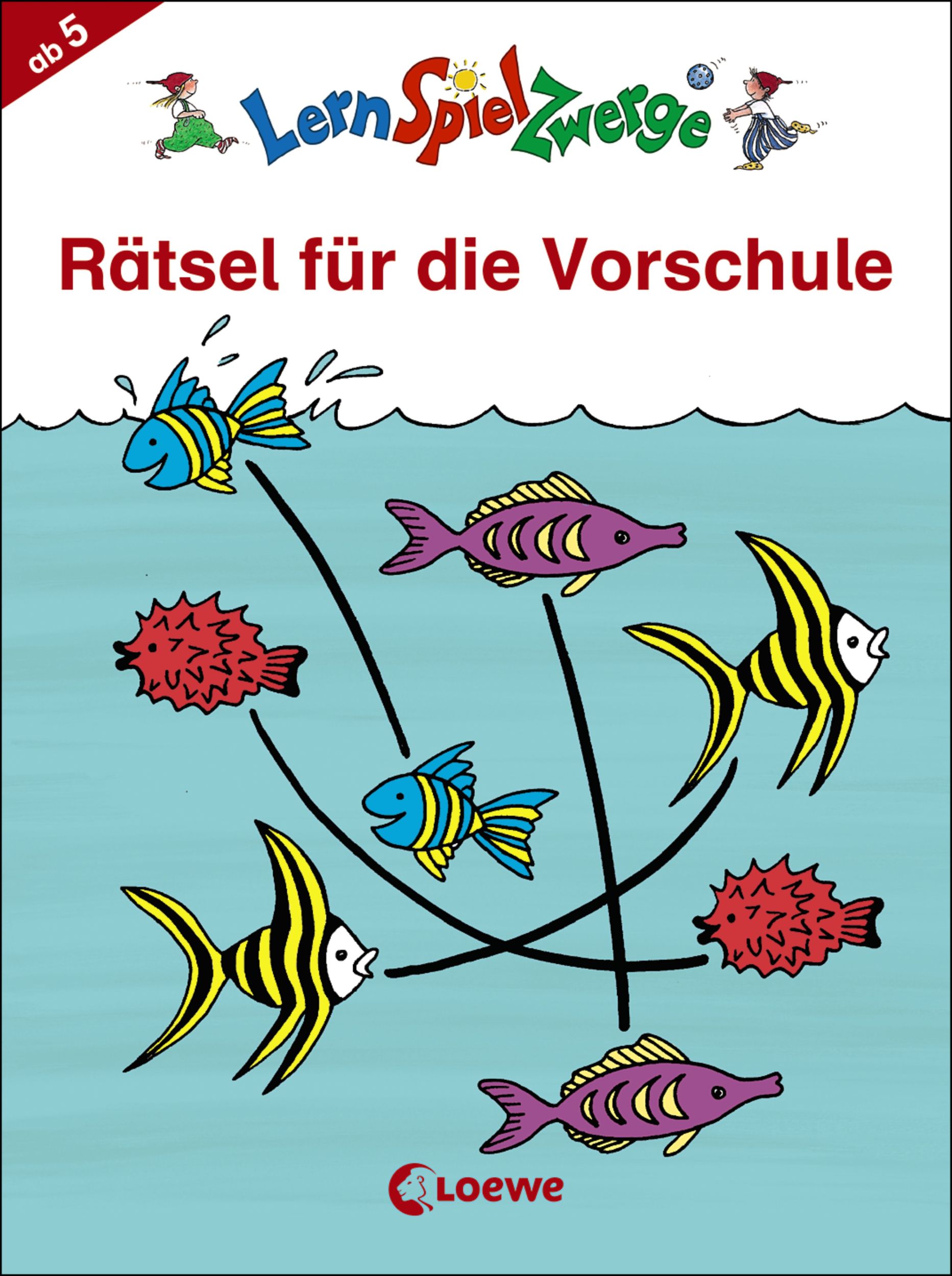 Cover: 9783785587652 | Rätsel für die Vorschule | LernSpielZwerge - Mal- und Rätselblocks