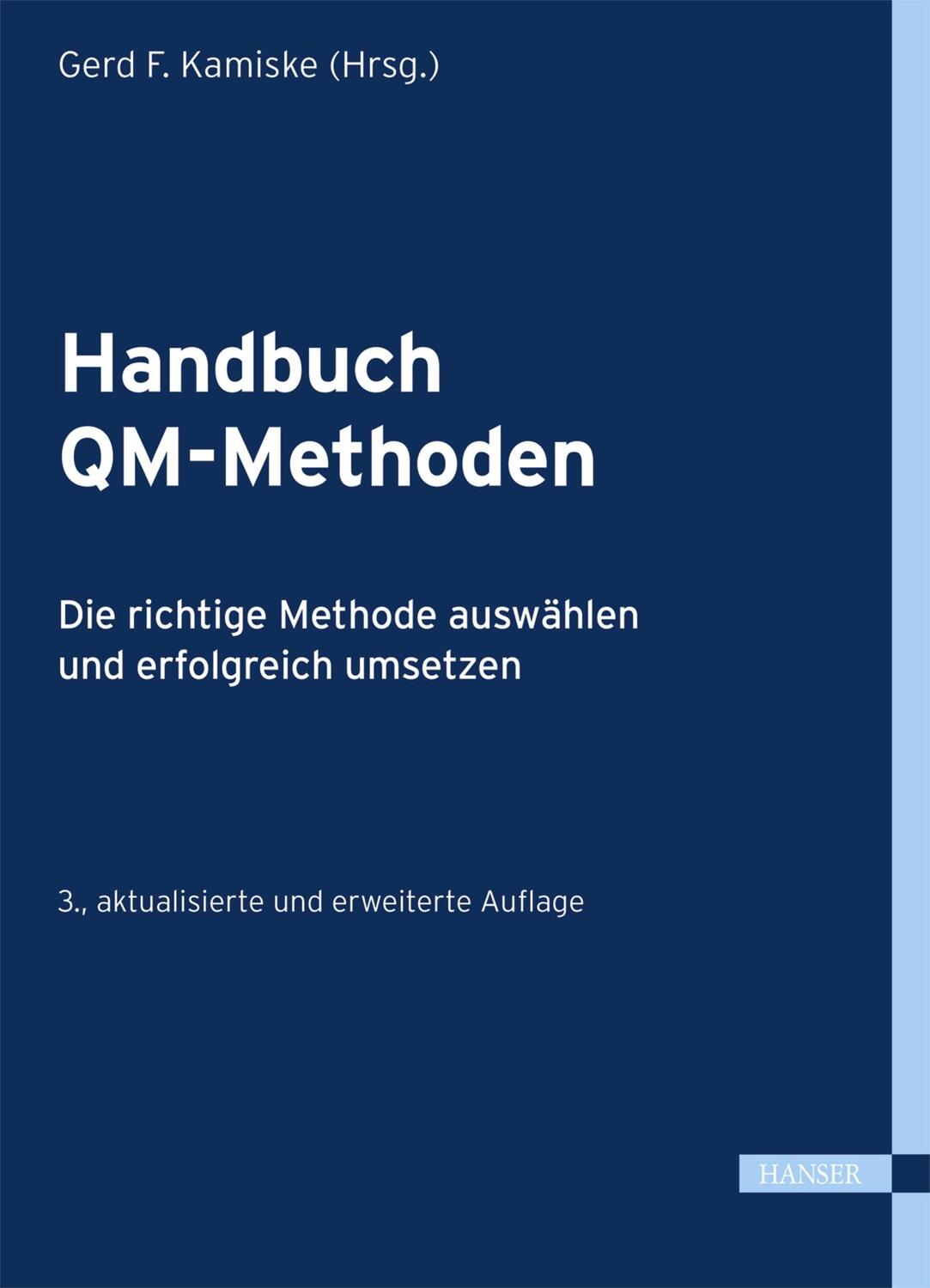 Cover: 9783446443884 | Handbuch QM-Methoden | Gerd F. Kamiske | Buch | Deutsch | 2015
