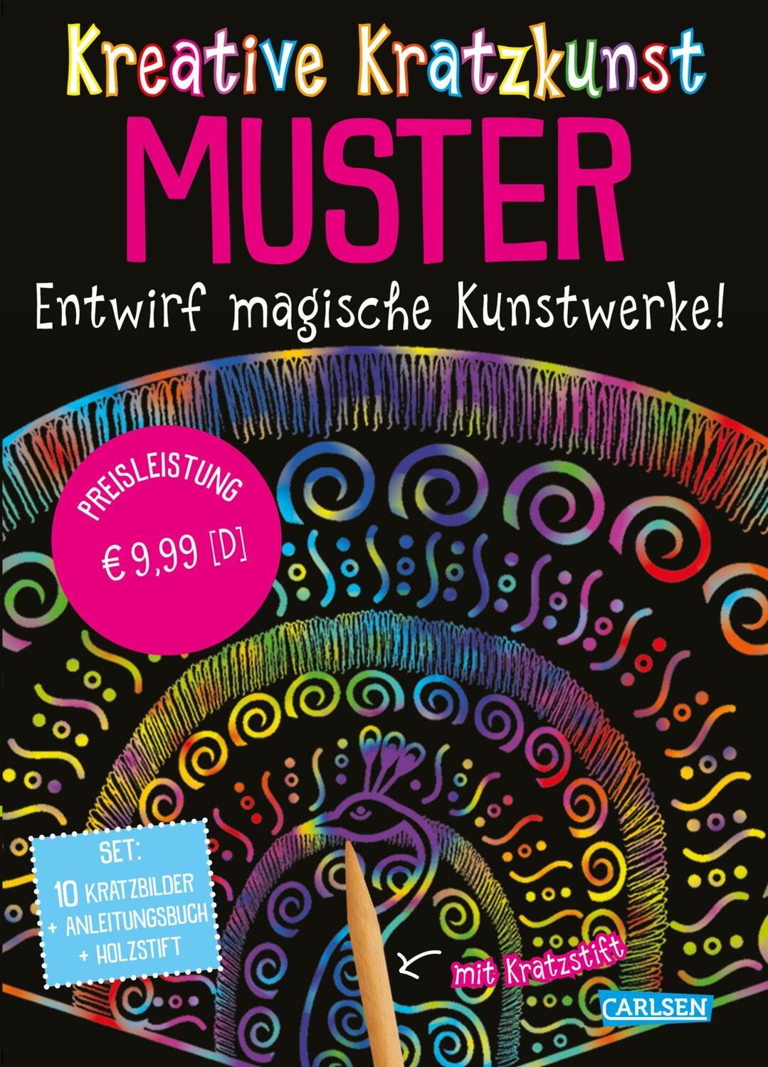 Cover: 9783551191847 | Kratzbilder für Kinder: Kreative Kratzkunst: Muster | Anton Poitier