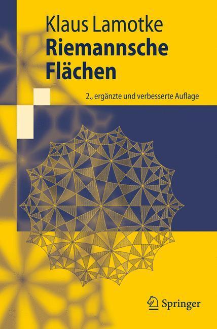 Cover: 9783642017100 | Riemannsche Flächen | Klaus Lamotke | Taschenbuch | 2009 | Springer