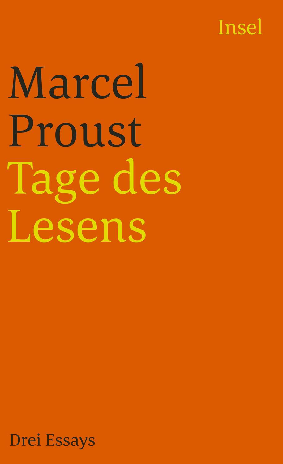 Cover: 9783458344186 | Tage des Lesens | Drei Essays | Marcel Proust | Taschenbuch | Deutsch