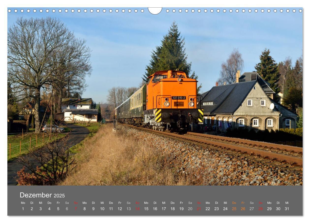 Bild: 9783435647705 | Eisenbahn Kalender 2025 - Oberlausitz und Nachbarländer...