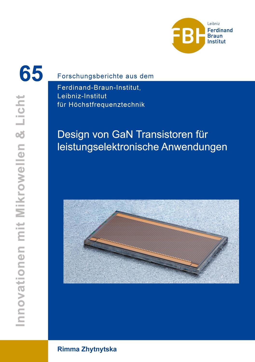 Cover: 9783736974135 | Design von GaN Transistoren für leistungselektronische Anwendungen