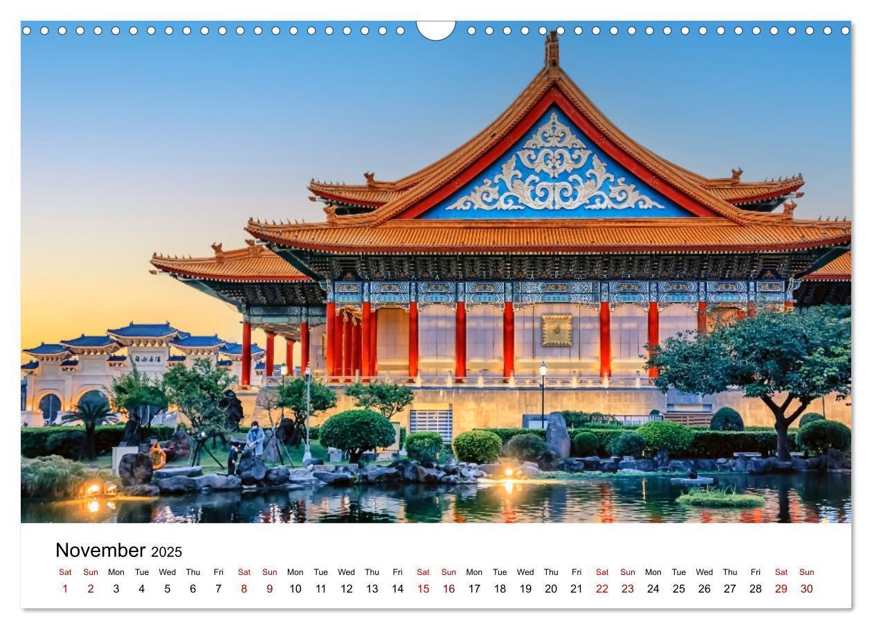 Bild: 9781325838349 | A Journey In Taipei (Wall Calendar 2025 DIN A3 landscape), CALVENDO...