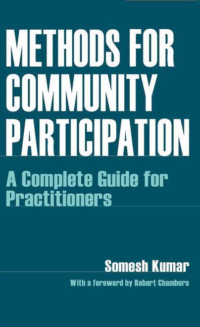 Cover: 9781853395543 | Methods for Community Participation | Somesh Kumar | Taschenbuch