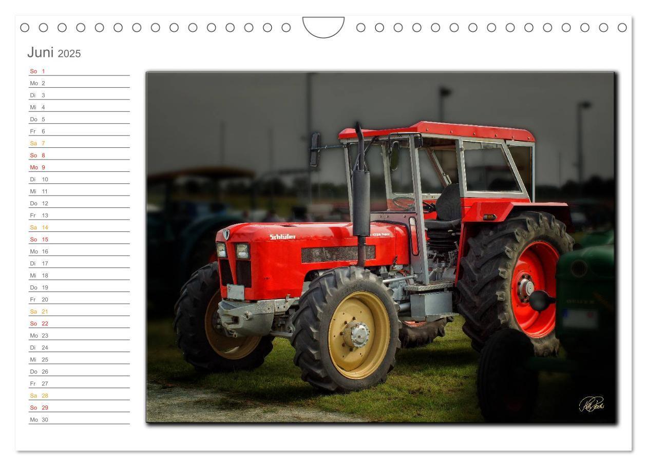 Bild: 9783435634880 | Oldtimer - geliebte Trecker (Wandkalender 2025 DIN A4 quer),...