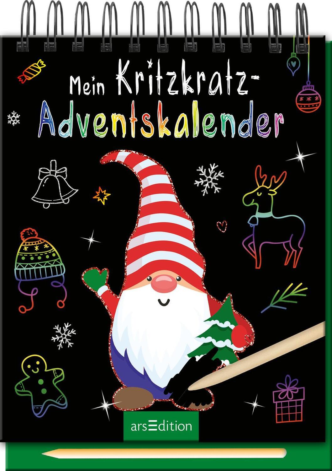 Cover: 9783845853444 | Mein Kritzkratz-Adventskalender | Taschenbuch | 24 S. | Deutsch | 2023