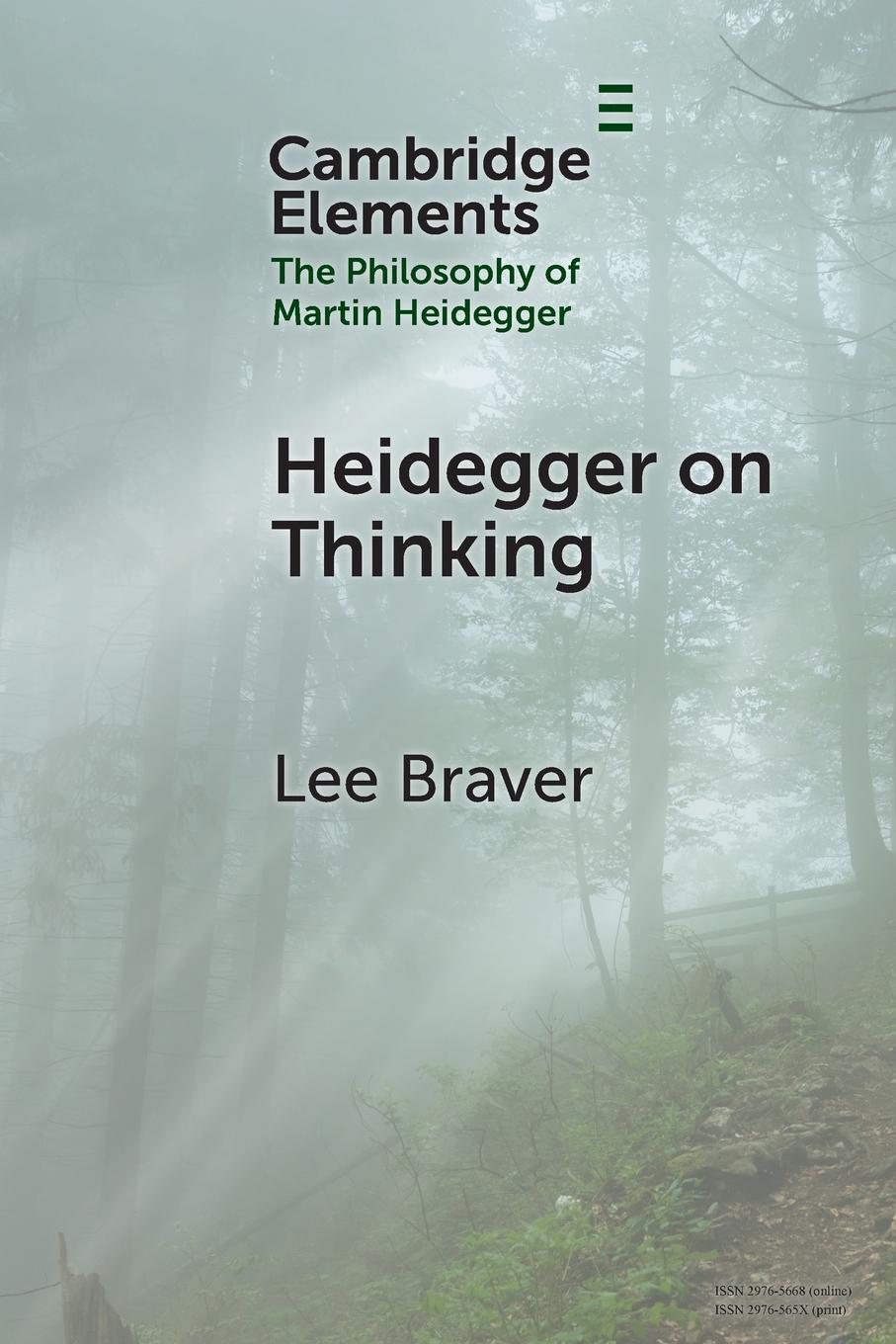 Cover: 9781009466943 | Heidegger on Thinking | Lee Braver | Taschenbuch | Englisch | 2024