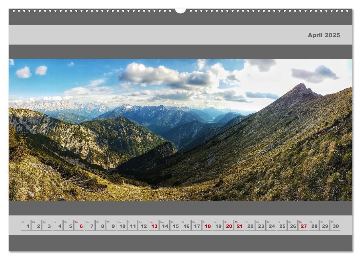 Bild: 9783383993978 | Panorama Alpen (Wandkalender 2025 DIN A2 quer), CALVENDO...