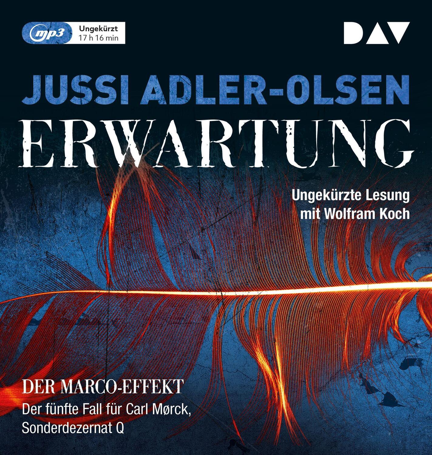 Cover: 9783742406477 | Erwartung | Ungekürzte Lesung mit Wolfram Koch | Jussi Adler-Olsen | 2