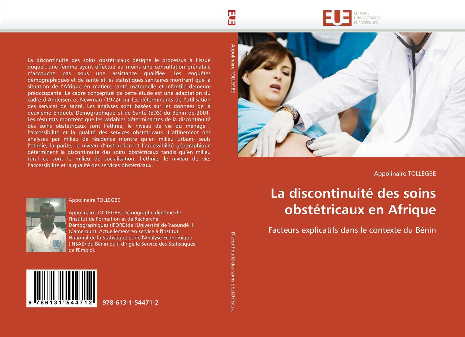 Cover: 9786131544712 | La discontinuité des soins obstétricaux en Afrique | Tollegbe | Buch