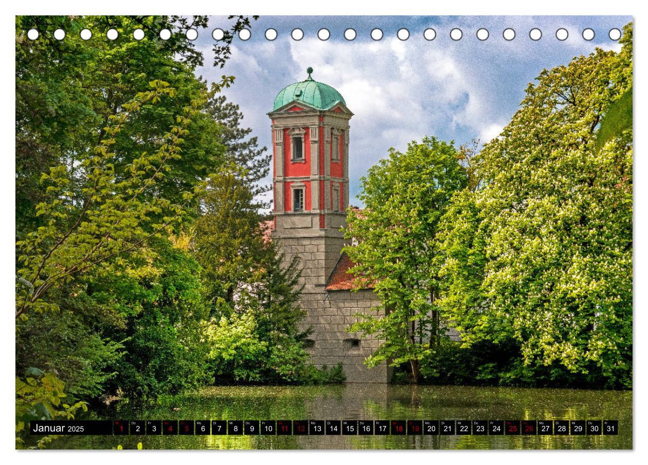 Bild: 9783383909092 | WasserStadt Augsburg (Tischkalender 2025 DIN A5 quer), CALVENDO...