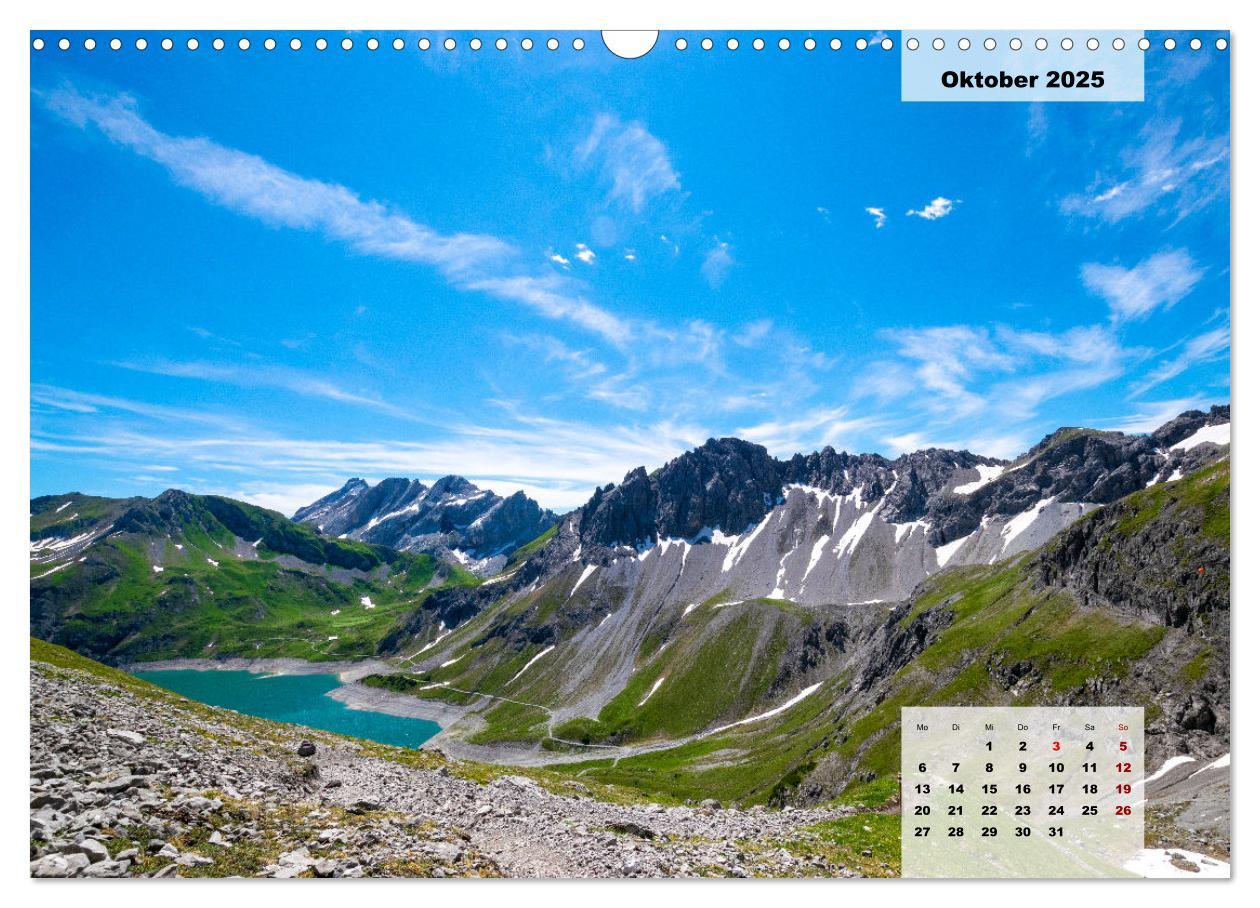 Bild: 9783435023660 | Lünersee - die blaue Perle der Alpen (Wandkalender 2025 DIN A3...