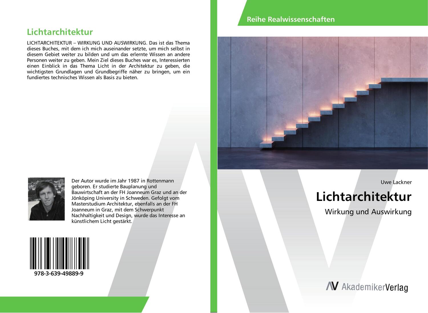 Cover: 9783639498899 | Lichtarchitektur | Wirkung und Auswirkung | Uwe Lackner | Taschenbuch
