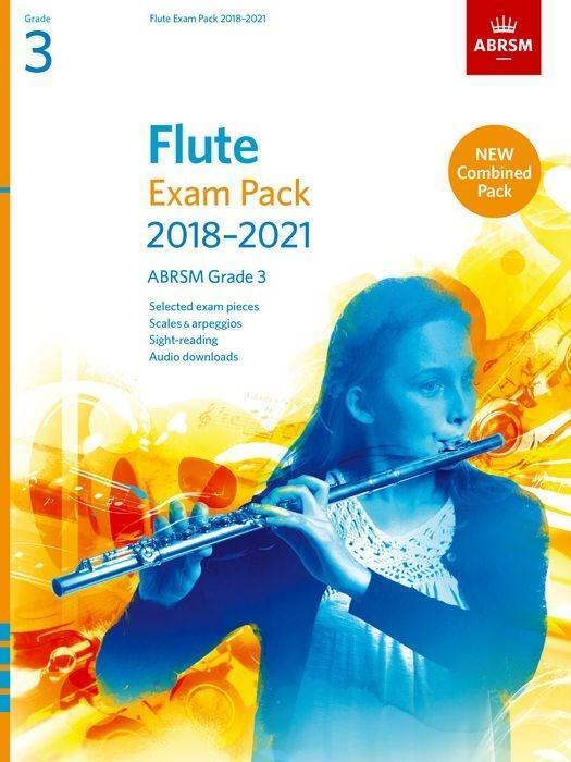 Cover: 9781848497801 | Flute Exam Pack 2018-2021 Grade 3 | ABRSM | EAN 9781848497801