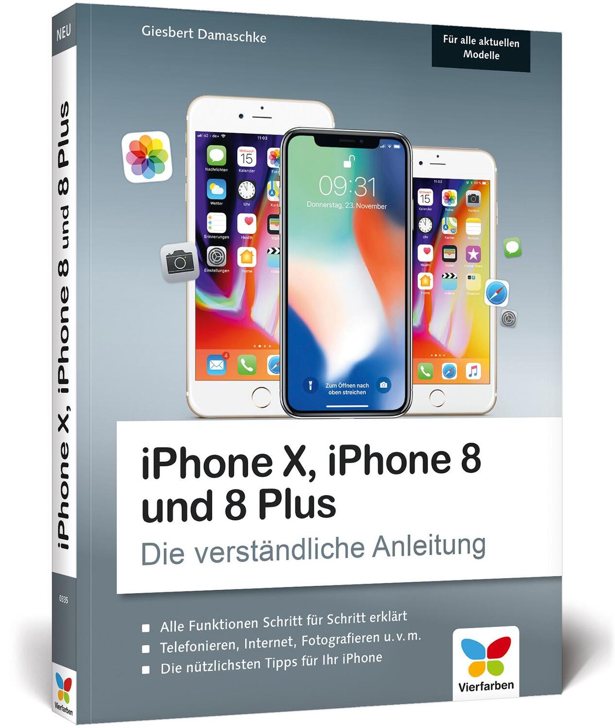 Cover: 9783842103351 | iPhone X, iPhone 8 und 8 Plus | Giesbert Damaschke | Taschenbuch