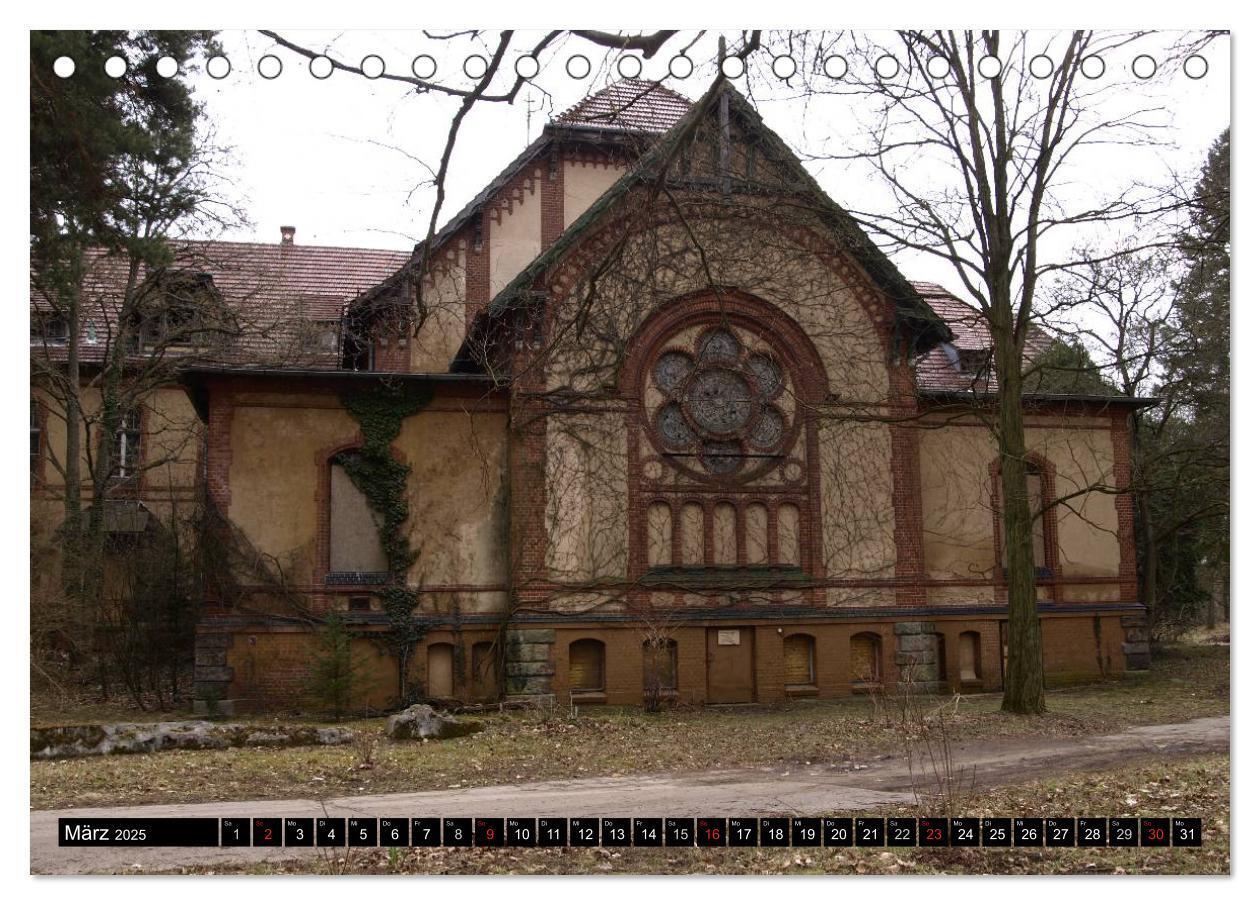 Bild: 9783435689118 | Beelitz Heilstätten-Faszination des Verfalls (Tischkalender 2025...