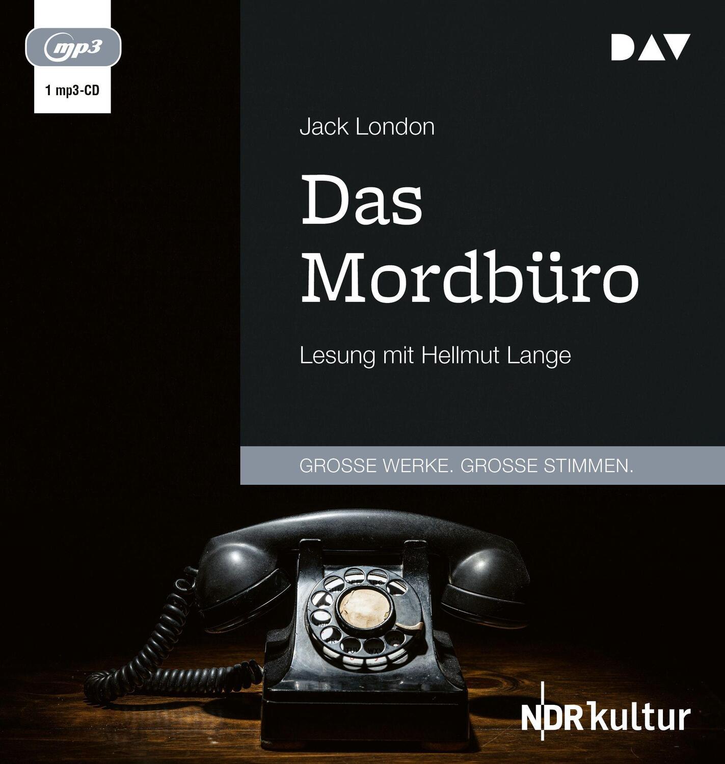 Cover: 9783742430076 | Das Mordbüro | Lesung mit Hellmut Lange (1 mp3-CD) | London (u. a.)