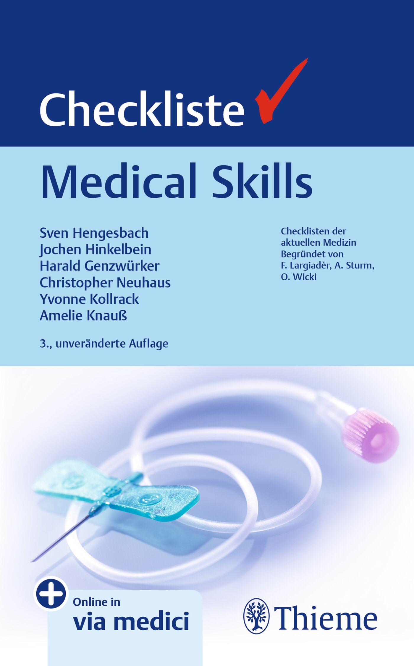 Cover: 9783132459328 | Checkliste Medical Skills | Bundle | Checklisten Medizin | Deutsch