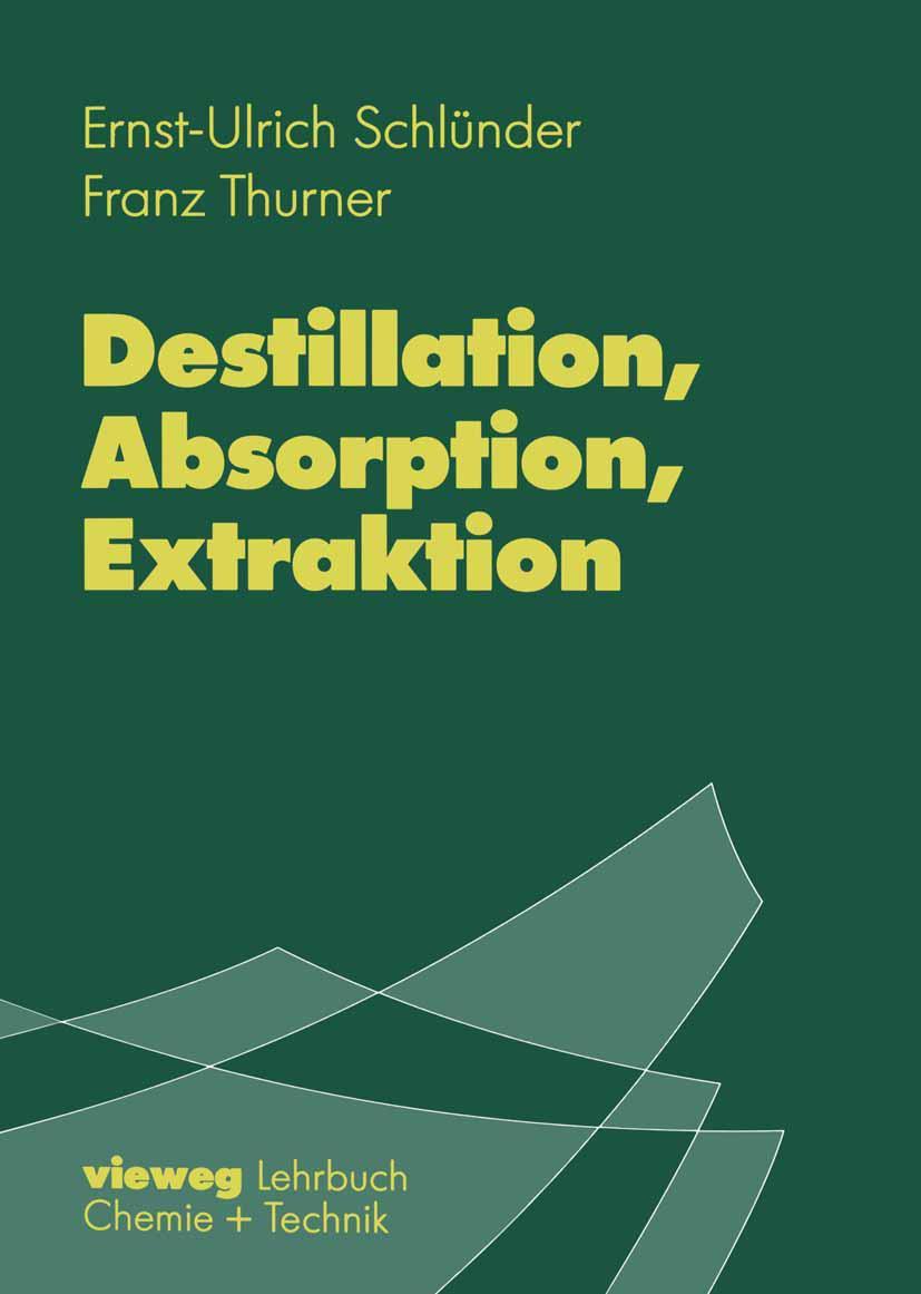 Cover: 9783540670605 | Destillation, Absorption, Extraktion | Franz Thurner (u. a.) | Buch