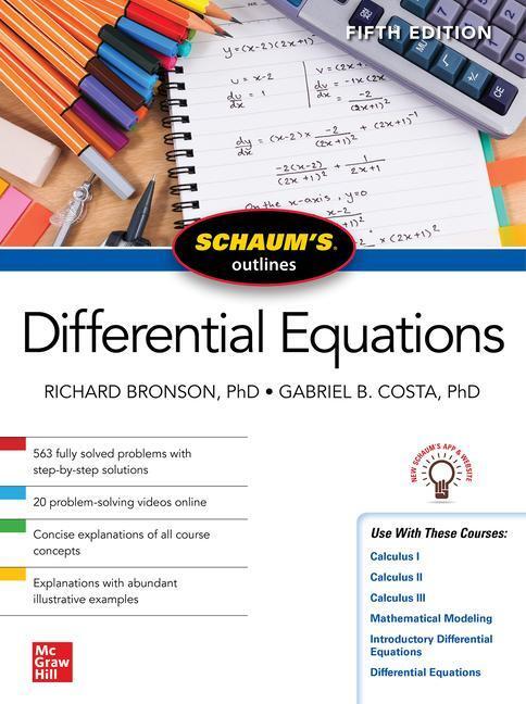 Cover: 9781264258826 | Schaum's Outline of Differential Equations | Richard Bronson (u. a.)