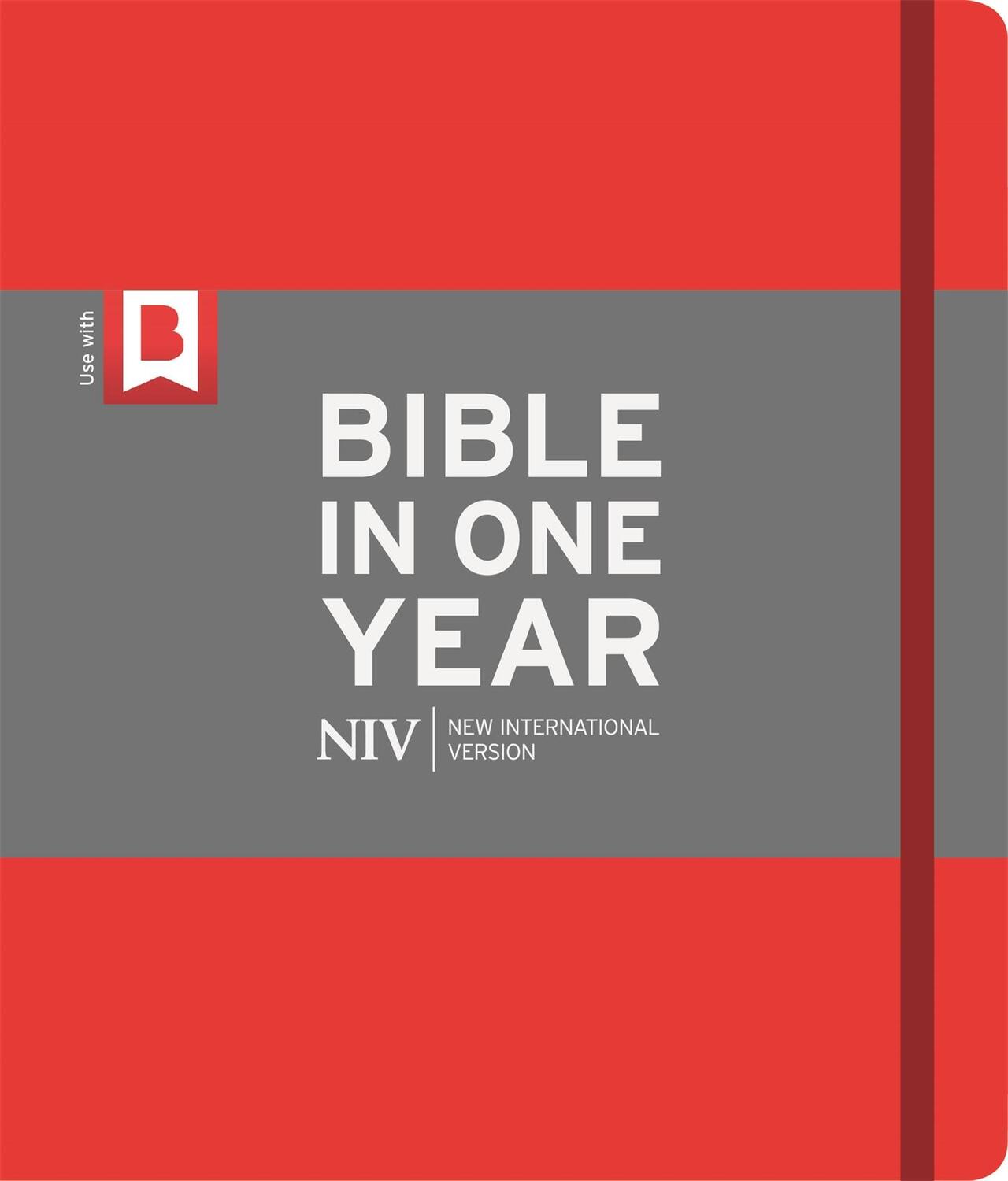 Cover: 9781473674967 | NIV Journalling Bible in One Year | Red | New International Version