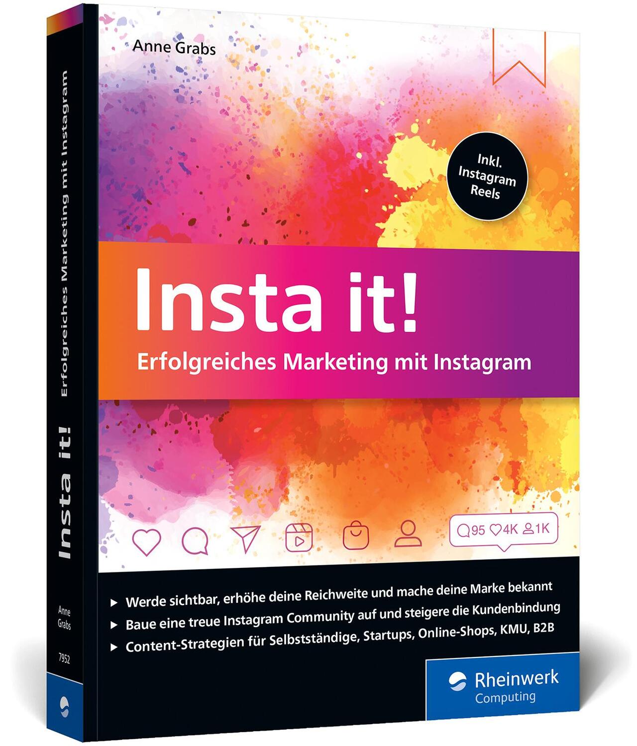 Cover: 9783836279529 | Insta it! | Anne Grabs | Taschenbuch | Rheinwerk Computing | 472 S.