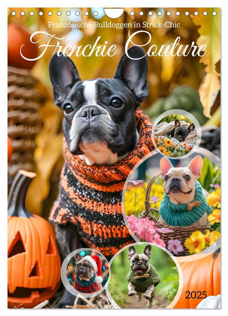 Cover: 9783383770463 | Frenchie Couture - Französische Bulldoggen in Strick-Chic...