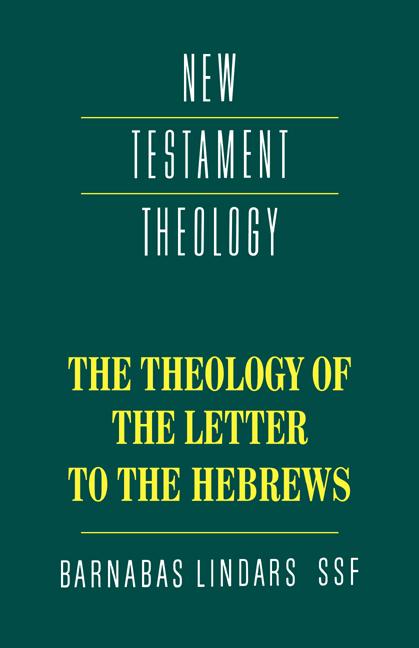 Cover: 9780521357487 | The Theology of the Letter to the Hebrews | Barnabas Lindars | Buch