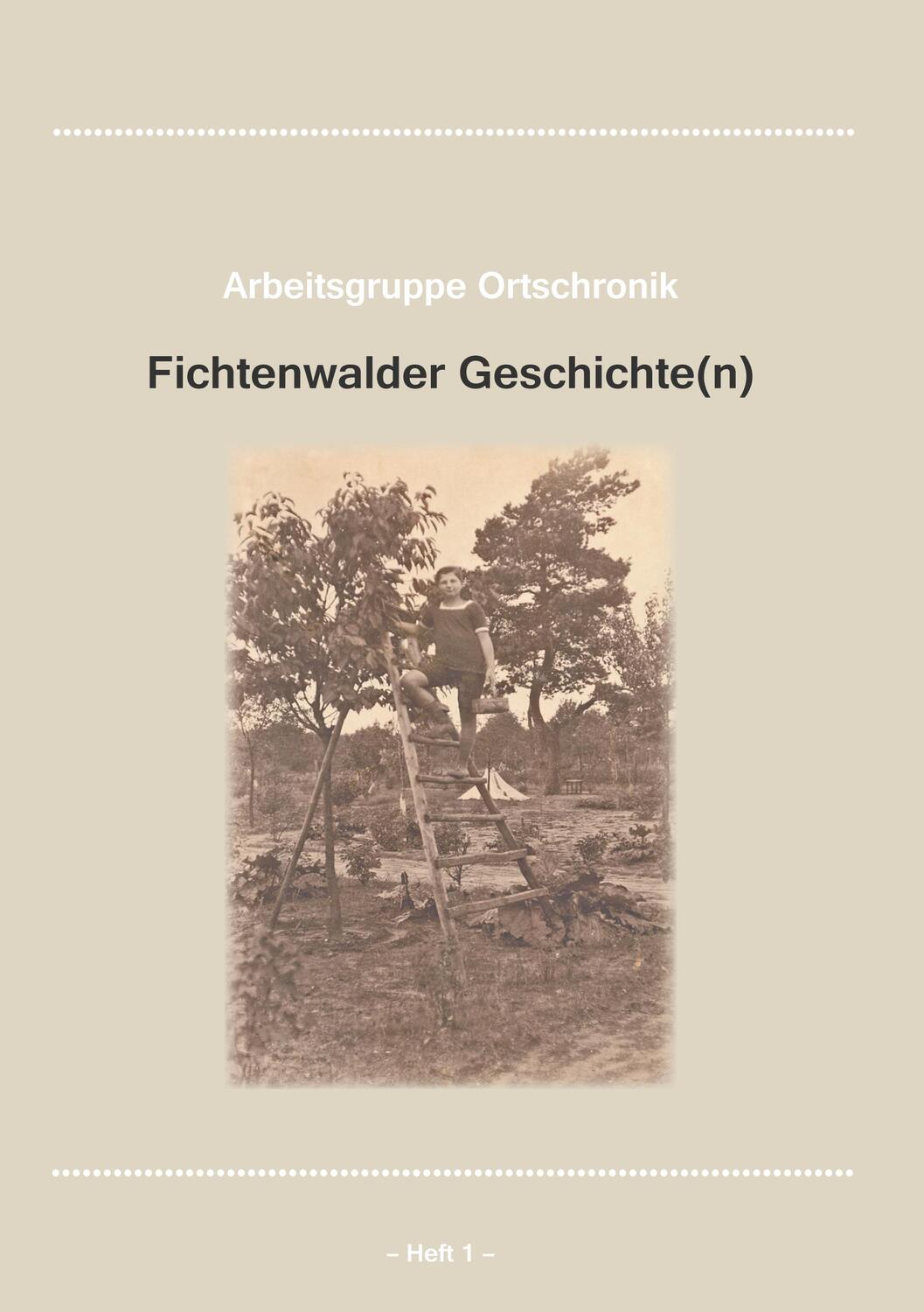 Cover: 9783883722221 | Fichtenwalder Geschichte Heft 1 | Fichtenwalde | Taschenbuch | Deutsch