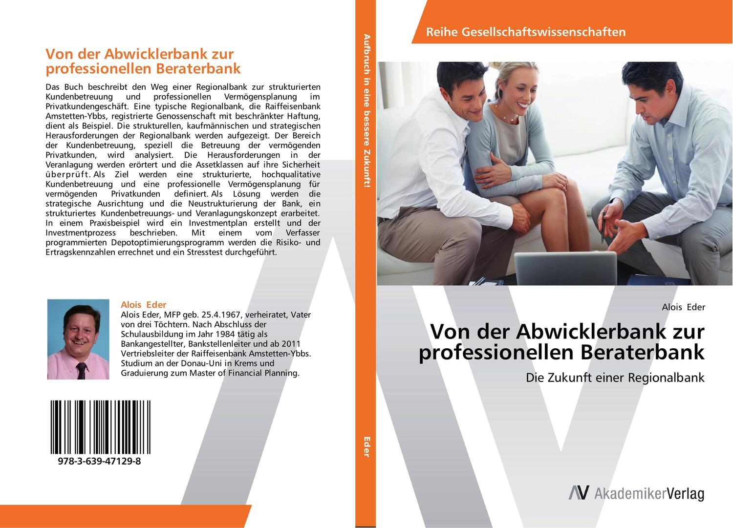 Cover: 9783639471298 | Von der Abwicklerbank zur professionellen Beraterbank | Alois Eder