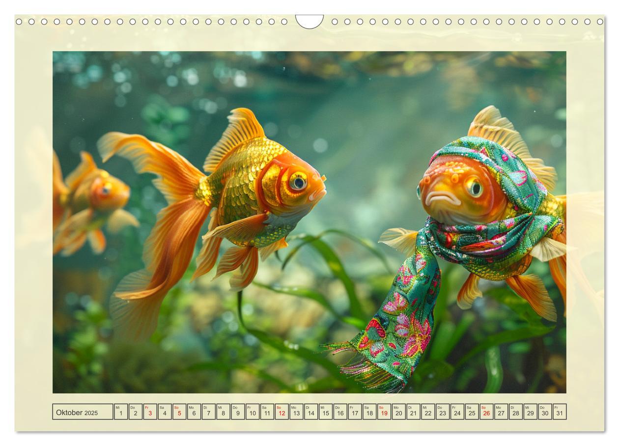 Bild: 9783435471652 | Fashion-Fisch. Die lustige Welt der Unterwasser-Mode (Wandkalender...