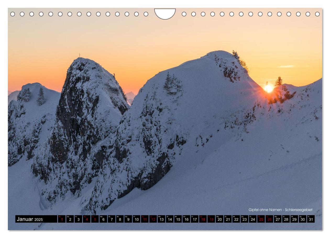 Bild: 9783383936494 | Magisches Licht der Berge (Wandkalender 2025 DIN A4 quer), CALVENDO...